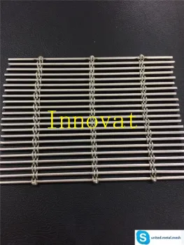 Square decorative Stainless Steel Woven wire mesh