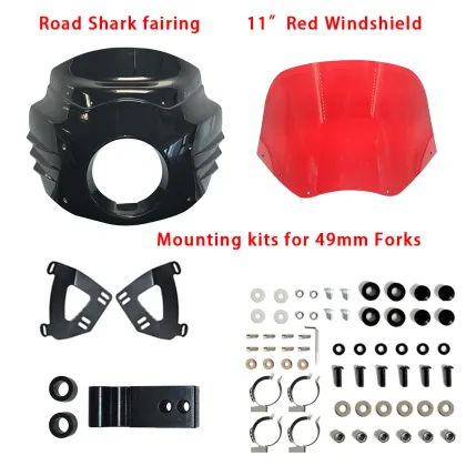 Motorcycle Windshield Fairing for Harley Sportster 2011-2023