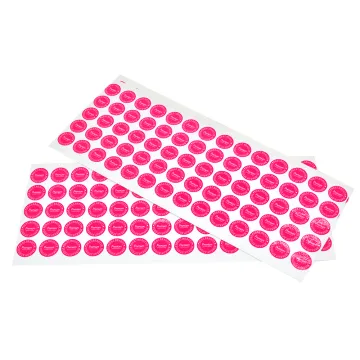 Colorful eggshell label sticker printing