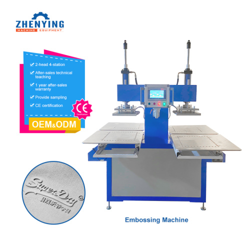 T-Shirt Labels PVC Silicone Heat Embossing Machines