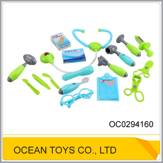 B/O plastic role play kids doctor set with light OC0294160