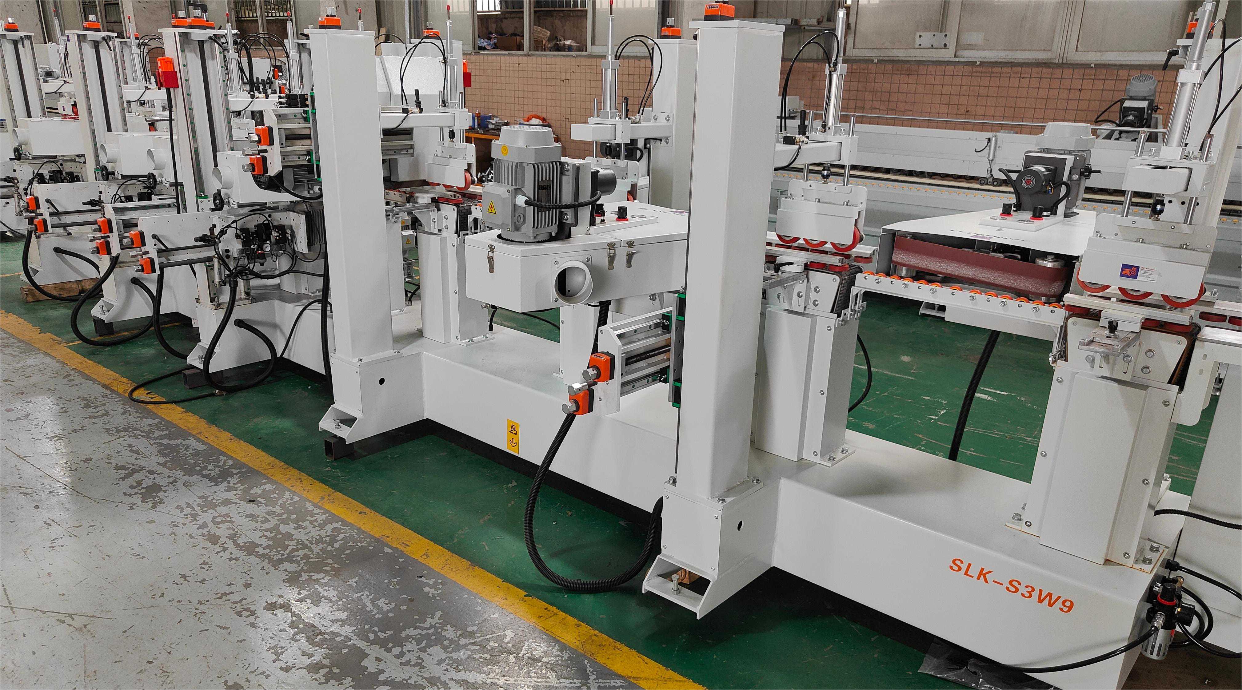 Wooden Door Frame Profile Linear Sander Machine