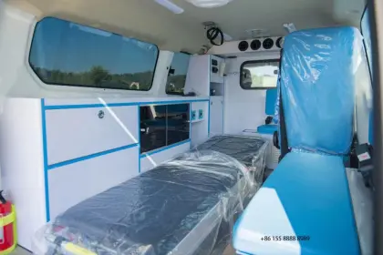 Basic emergency medical supplies hospital car