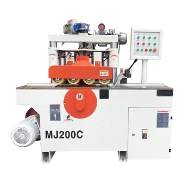 Economic 200mm Cutting Width Multiple Blade Rip Saw Machine for Solid Wood
