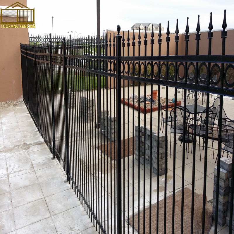 Metal de esgrima de aço de alta qualidade para villa