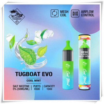 일회용 vape 키트 Tugboat Evo 4500 퍼프