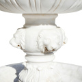 Luxury White Marble Tiered Carved Fountain Gardens Interiors