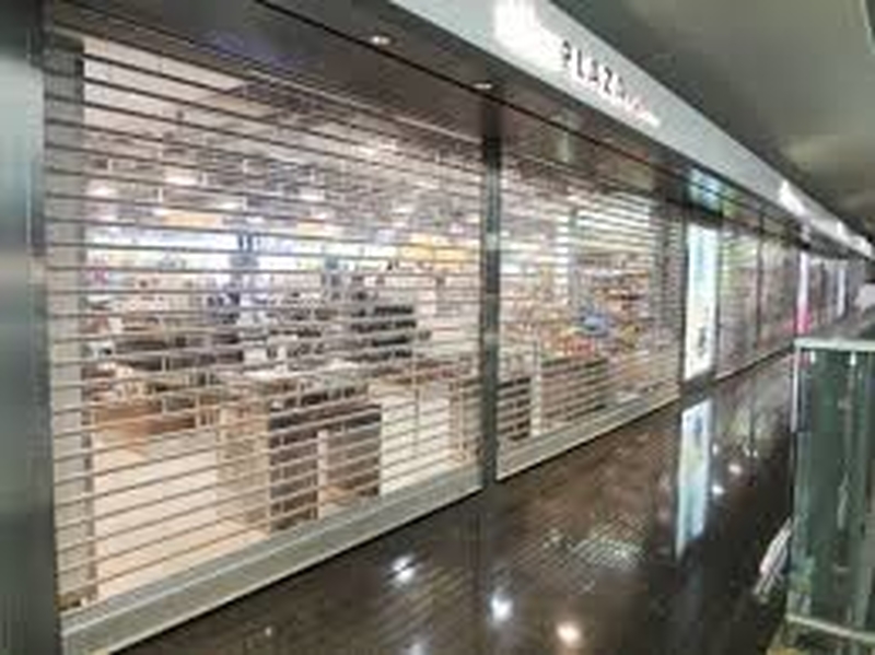 polycarbonate Transparent Crystal Roller Shutter Door