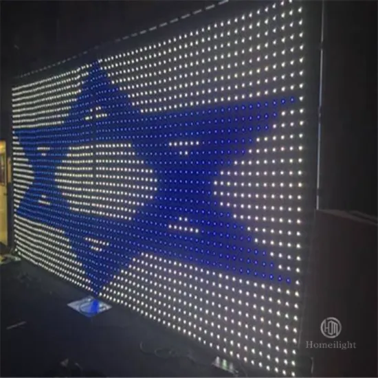 Full Color Changeable P18cm RGB Vision Curtain for Stage Wedding Party