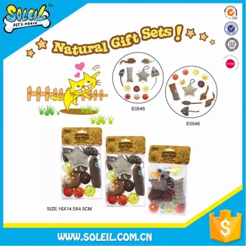 Factory Price Eco-Friendly Plastic Gift Set Cat Toys
