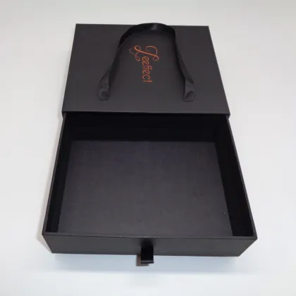 Soft Touch Paperboard Sliding Rigid Gift Box