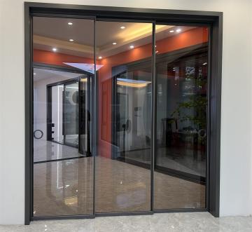 Heavy Duty Push-pull Patio Doors: Interior Standard Double Glass Sliding Door