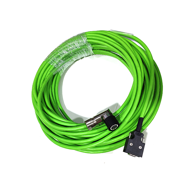 Servo green cable fixed installation