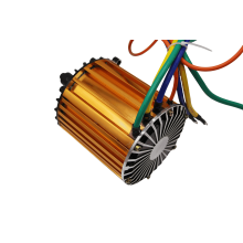 DC motor with three phase design