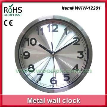 Factory direct sales: round metal clock