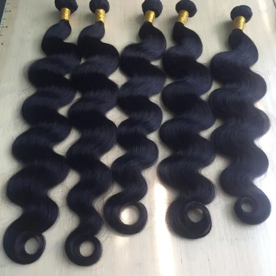 Ready to Ship Raw Brazilian Virgin Remy Virgin 100% Human Hair Vendors One Donor Brazilian Human Hair Weaves with Closure