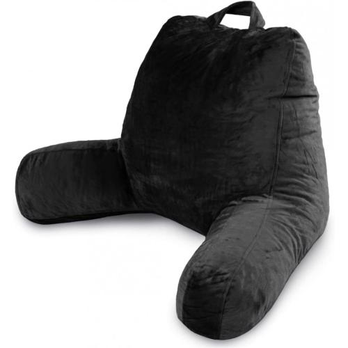 Large Adult Backrest with Arms Lumbar Pillow