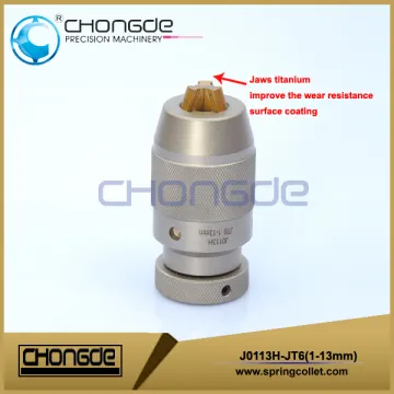High precision J0113H-JT6 Keyless Drill Chuck
