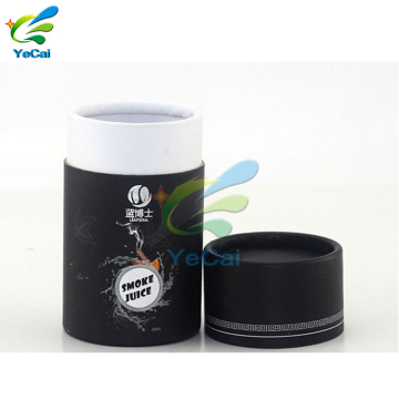 Free sample matte black paper electronic cigarettes liquid bottle packing box
