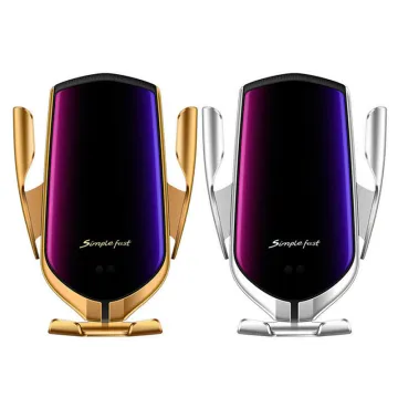 2022 New 10W Fast Wireless Car Charger with Smart Sensor, Infrared Air Vent Holder R1