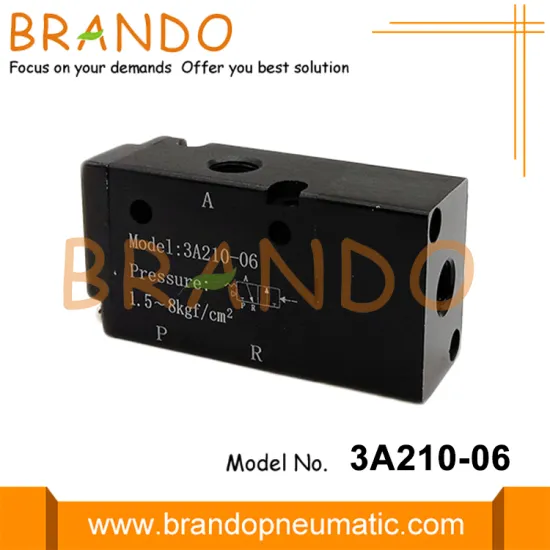 3A210-06NC 3A210-06NO 1/8'' Pneumatic Air Pilot Valve