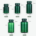 100cc Dark Green PET Plastic Packer Bottle