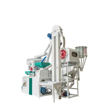 Rice hulling combination rice machine