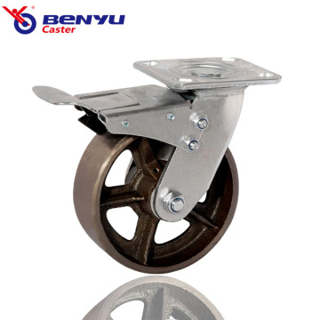 1 Ton Heavy Duty Casters Cast Iron Wheel