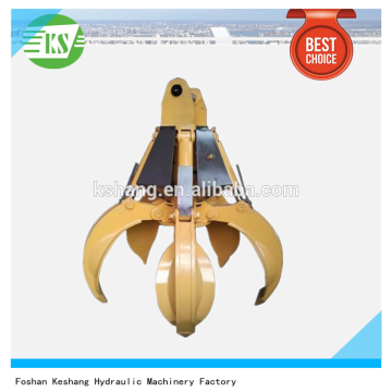 Excavator Hydraulic Rotating Grapple Wooden Excavator Rotating Grab