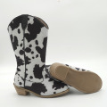 Pailletten Lederstiefel Kinder Cowboy -Stiefel