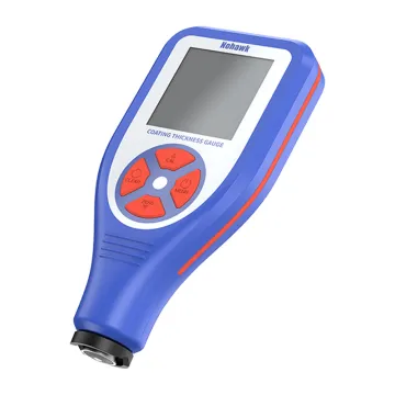 Paint Thickness Gauge: Accurate Measurement Tool with Visual Indicator and Auto-Rotatable Display
