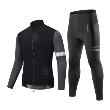WOSAWE Custom Men's Sports Cycling Jacket and Pants Set