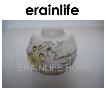 new design high quanlity polyresin candle holder for restaurant / home / wedding