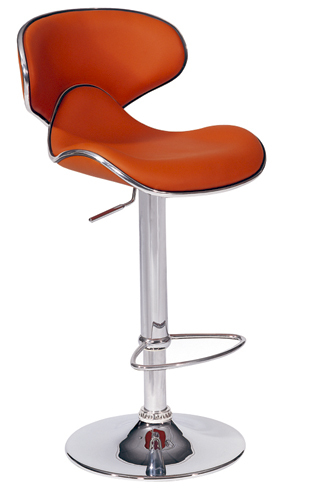 (SX-054) Commercial Furniture Fashion Metal Chromed PU Leather Barstool