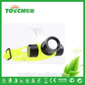 Newest Diving headlamp waterproof headlight High Power IP68 LED Head Lamps Diver Head Torch Lights For 18650/AAA Battery