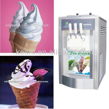 high quality table top ice cream machine with three flavors