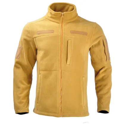 Men's Customized 100% Polyester Soft Shell Jacket - Windproof Outdoor Wear