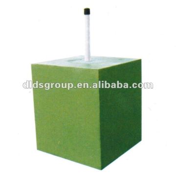 Refractory purging plug for ladle