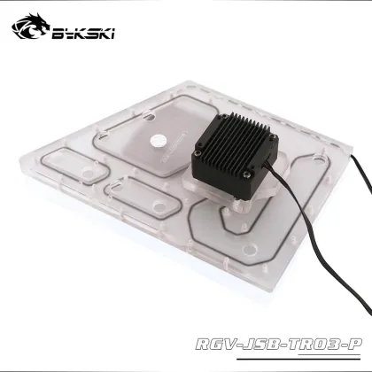 Bykski Distro Plate for JONSBO TR03 - 360 Radiator Water Cooling Loop, 12V/5V RGB Sync