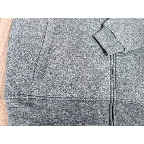 Polyester bomullsblandning herrfleece bundna sherpa jacka