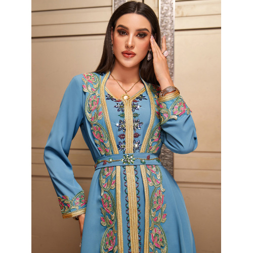 منجوق دوزی لوکس مراکشی Abaya Jalabiya