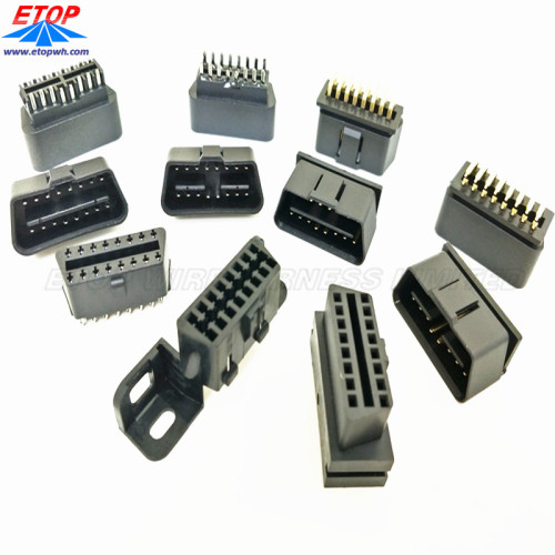 16 Pin Molded OBD Connectors for Automative