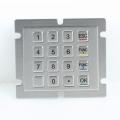 16 keys metal keypad for Kiosks or Vending machines