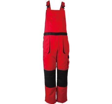 Red with black  Winter Bib Pants