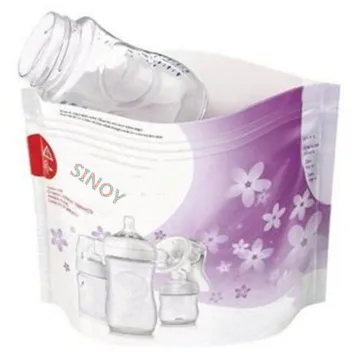high quality glossy plastic microwave steam sterilizer bag