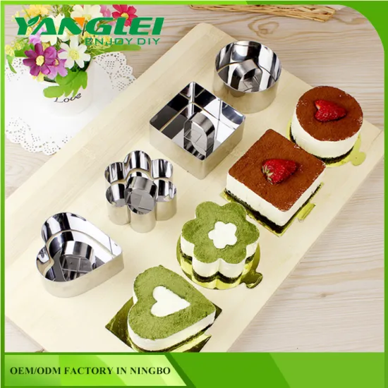 DIY Stainless Sugarcraft Fondant Mold Mousse Cake Mould DIY Tool