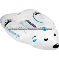 Mainit na pagbebenta ng hayop dobleng upuan inflatable snow sled