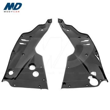 Carbon Fiber Engine Compartment Covers 2 Pcs Plain Weave for 2013-2015 Ferrari F12 Berlinetta