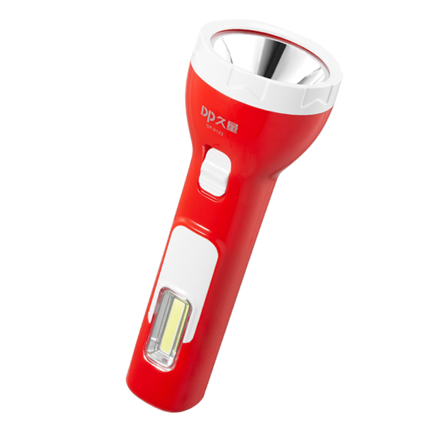 Solar Portable Rechargeable LED Flashlight Torch with Side Light