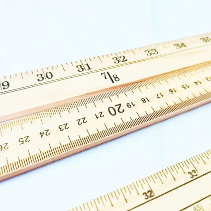 1 Meter Wooden Ruler - School Classroom Stationery Supply